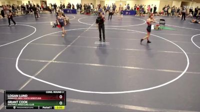 102 lbs Cons. Round 2 - Grant Cook, Hastings Wrestling Club vs Logan Lund, Mankato Area Youth Wrestling