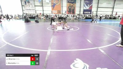 60 lbs Rr Rnd 1 - Jaisen Sharma, SVRWC Silver vs Ian Montalto, Rebellion Uprising