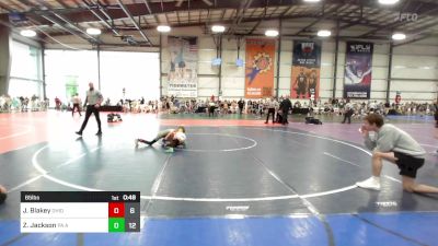 65 lbs Rr Rnd 1 - Jameson Blakey, Ohio Titan vs Zachary Jackson, PA Alliance Blue