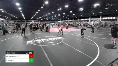 165 lbs Semifinal - Matthew Daniels, McCall WC vs Lucas Gray, All-Phase WC