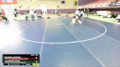 105 lbs Semifinal - Mileena Notaro, Nebraska Wrestling Training Center vs Makenize Smith, Maurer Coughlin Wrestling Club