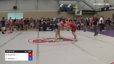 86 kg Round Of 32 - Noah Bushman, VBRTC vs Owen Webster, Minnesota Storm