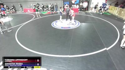 125 lbs Cons. Round 2 - Yurianna Lippinghoff, California vs Samantha Rivera, Legacy Wrestling Center