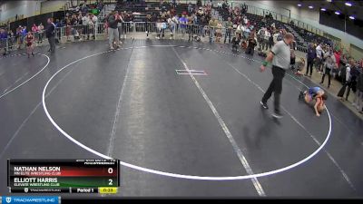 70 lbs Quarterfinal - Elliott Harris, Elevate Wrestling Club vs Nathan Nelson, MN Elite Wrestling Club