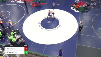 212 lbs Round Of 64 - Jack Keebler, St. Marys vs Brady Wassell, Harborcreek