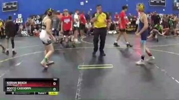 100 lbs Quarterfinals (8 Team) - Rocco Cassioppi, POWA vs Kieran Beach, Steel Valley