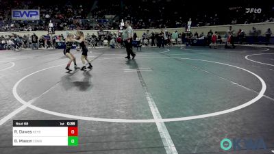 49 lbs Semifinal - Raylee Dawes, Keystone Kids Wrestling Club vs Bryton Mason, Cowboy Wrestling Club