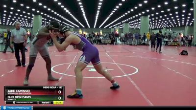 197 lbs Champ. Round 2 - Sheldon Davis, Averett vs Jake Kaminski, Wisconsin-Whitewater