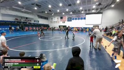 34-41 lbs Round 2 - Ezra Maddocks, Touch Of Gold Wrestling Club vs Emersen Seim, Douglas WC