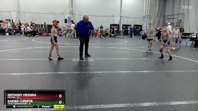 64 lbs Round 1 (4 Team) - Anthony Messina, M2TCNJ vs Kaiden Christie, Team Germantown