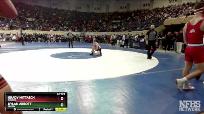 3A-138 lbs Quarterfinal - Grady Mittasch, Pawnee vs Dylan Abbott, Sperry