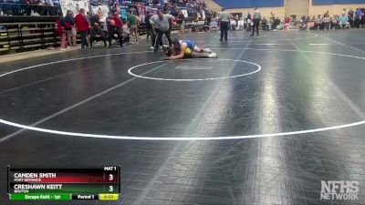 2 - 215 lbs Cons. Round 2 - Camden Smith, Fort Defiance vs Creshawn Keitt, Bruton