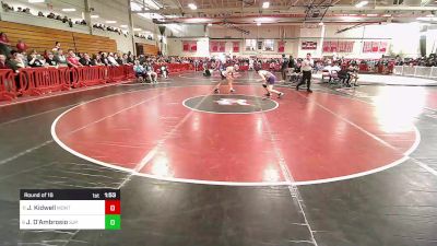 138 lbs Round Of 16 - Jeff Kidwell, Montachusett vs Jayden D'Ambrosio, Saint John's Prep