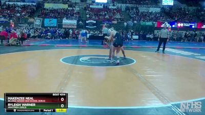 G - 132 lbs Quarterfinal - Ryleigh Warner, Anaconda (Girls) vs Makenzee Neal, Billings Senior High School (Girls)