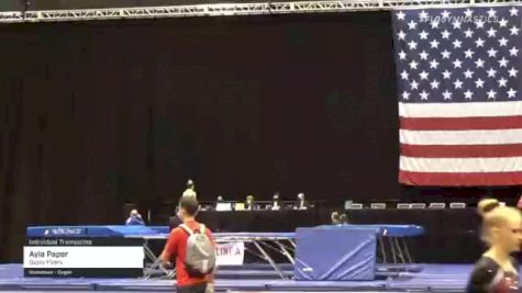 Ayla Paper - Individual Trampoline, Gypsy Flyers - 2021 USA Gymnastics Championships
