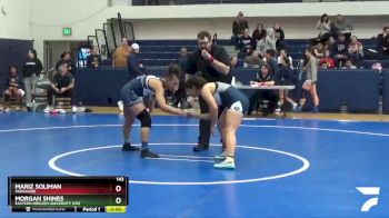 143 lbs Quarterfinal - Mariz Soliman, Vanguard vs Morgan Shines, Eastern Oregon University (OR)