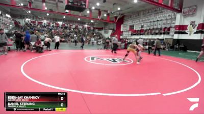 152 lbs Quarterfinal - Eden-Jay Khamnoy, Wilson Long Beach vs Daniel Sterling, Temecula Valley