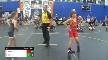 82 lbs Round 5 (6 Team) - Liam Jones, East Kansas Eagles vs Scout Eby, Midwest Xtreme Wrestling