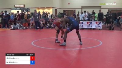 79 kg Rnd Of 32 - Beau Breske, Nebraska vs Ahmed (AJ) Alford, Navy-Marine Corps RTC