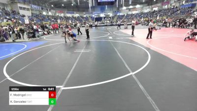 125 lbs Consi Of 8 #2 - Francisco Madrigal, Greeley United vs Kyan Gonzalez, Fort Lupton