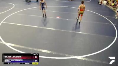 87 lbs 3rd Place Match - Brodie Lawrence, Stillwater Area Wrestling vs Bobby Gutormson, Minnesota