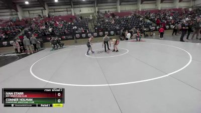 86 lbs Cons. Round 1 - Ivan Starr, Roy Wrestling Club vs Conner Holman, Champions Wrestling Club