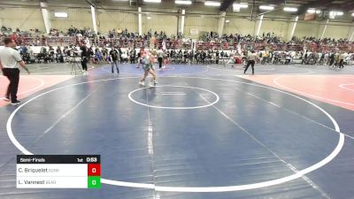 123 lbs Semifinal - Caden Briquelet, Sunkids vs Logan Vannest, Bear Cave