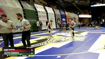 120 Class 1 lbs Cons. Round 2 - Alex Martin, Penney vs Martin Harrison, Father Tolton Regional Catholic