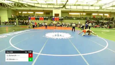 220 lbs Quarterfinal - James Duhancik, Stratford vs Don Shivas, Derby/Oxford/Holy Cross