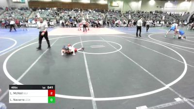 46 lbs Semifinal - Liam McNeil, Silver State Wr Ac vs Leo Navarro, Legacy Elite WC