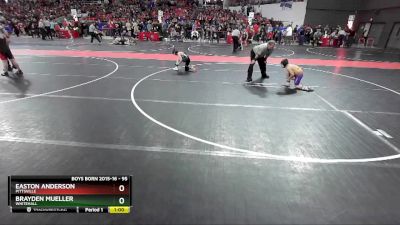 95 lbs Cons. Round 3 - Easton Anderson, Pittsville vs Brayden Mueller, Whitehall