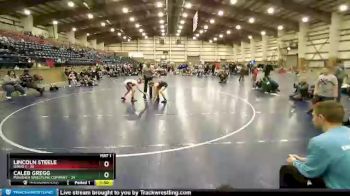 100 lbs Placement (16 Team) - Caleb Gregg, Punisher Wrestling Company vs Lincoln Steele, Idaho 1