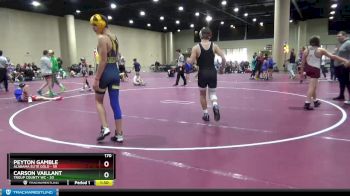 170 lbs Round 3 (6 Team) - Peyton Gamble, Alabama Elite Gold vs Carson Vaillant, Troup County WC
