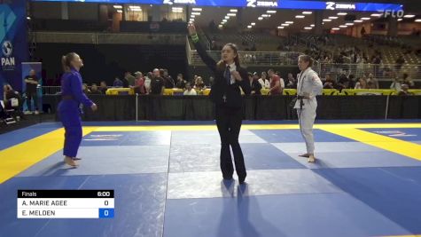 EMILY MELDEN vs AMBER MARIE AGEE 2024 Pan Jiu Jitsu IBJJF Championship