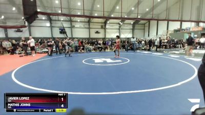 132 lbs Cons. Round 2 - Javier Lopez, WA vs Mathis Johns, WA