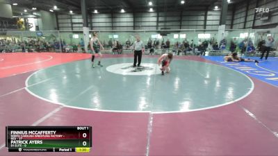 150 lbs Round 1 (4 Team) - Finnius McCafferty, NORTH CAROLINA WRESTLING FACTORY - RED vs Patrick Ayers, D1 ELITE