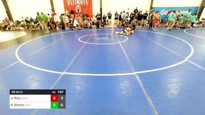 109 lbs Rr Rnd 2 - Julian Rios, Doughboy vs Brooklyn Blasko, Quest School Of Wrestling