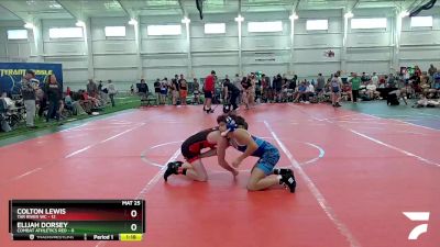 113 lbs Round 3 (8 Team) - Elijah Dorsey, Combat Athletics Red vs Colton Lewis, Tar River WC