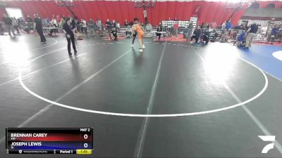 220 lbs Semifinal - Brennan Carey, MO vs Joseph Lewis, IA