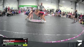 138 lbs Round 3 (3 Team) - Elle Kaufmann, Level Up vs Breanna Corley, Lady Reapers