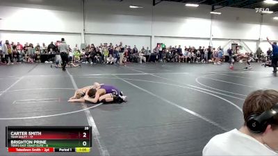 84 lbs Round 1 (4 Team) - Carter Smith, Team Shutt vs Brighton Prine, Terps East Coast Elite