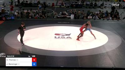 113 lbs Rnd Of 32 - Dominic Thomas, Washington vs Jaron Bensinger, Michigan