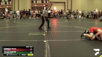 167 lbs Cons. Round 1 - Frank Hosmer, Elite Wrestling vs Andrew Valas, Unattached