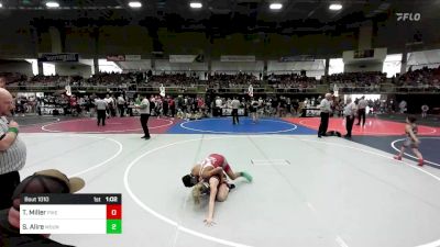 102 lbs Round Of 16 - Teagan Miller, Pikes Peak Warriors vs Sam Alire, Mountain Wrestling