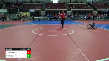 74 lbs 1st Place Match - Tucker Buckley, Bozeman Wrestling Club vs Drew Wright, Natrona Colts Wrestling Club