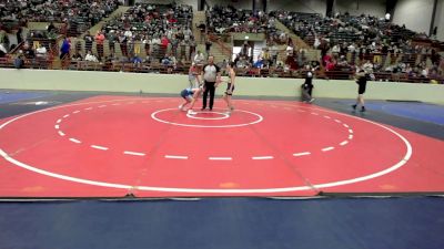 85 lbs Quarterfinal - Beau Abbott, Roundtree Wrestling Academy vs Landen Arrington, Troup Wrestling