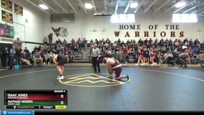 285 lbs Round 4 - Isaac Jones, Nashua-Plainfield vs Nathan Nissen, North Linn