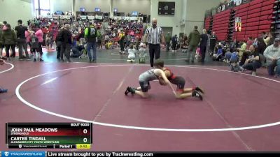 70 lbs Champ. Round 1 - John Paul Meadows, Stronghold vs Carter Tindall, Alexander City Youth Wrestling