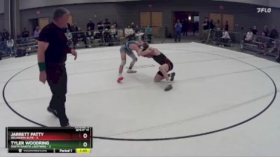 123 lbs Round 6 (8 Team) - Tyler Woodring, South Dakota Lightning vs Jarrett Patty, Oklahoma Elite