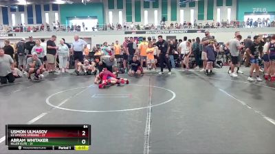 84 lbs Semis & 1st Wrestleback (8 Team) - Abram Whitaker, Killer Elite vs Usmon Ulmasov, U2 Upstate Uprising